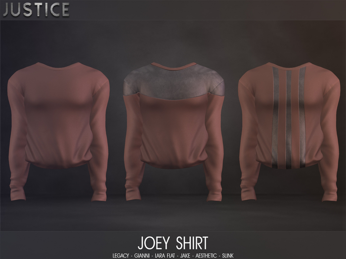 [JUSTICE] JOEY SHIRT - CHOCOLATE