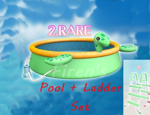 Sese - Summer Vibes - Pool Turtle RARE Set