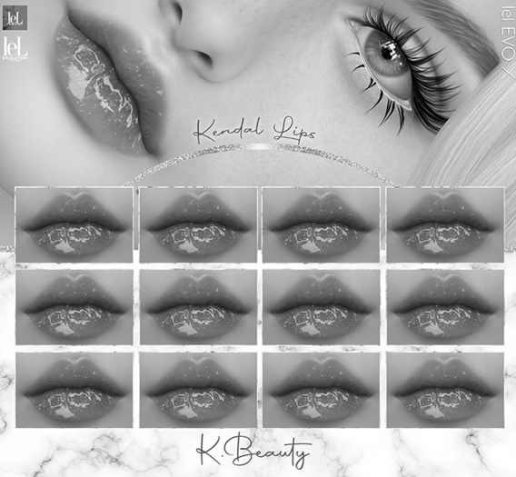 K.BEAUTY - DEMO KENDAL  LIPS - LELUTKA EVO - EVO X