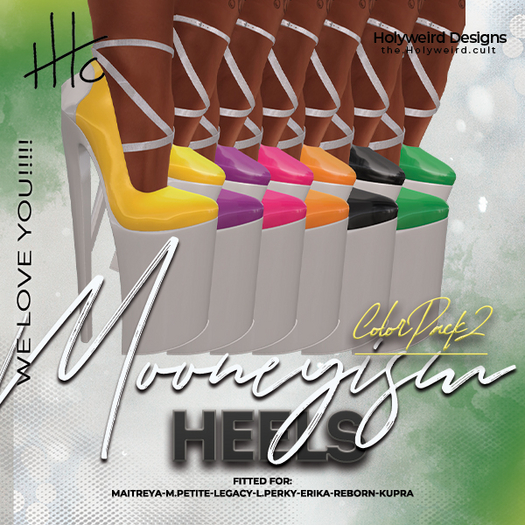 .:tHc:. Mooneyism Heels - Color Pack 2