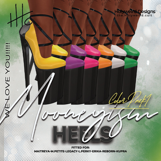 .:tHc:. Mooneyism Heels - Color Pack 1