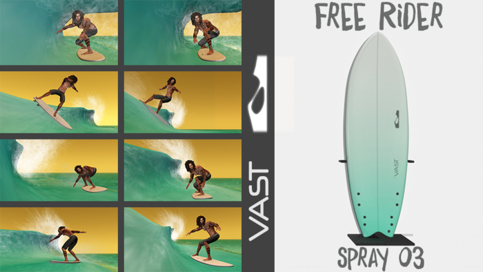 Free Rider V-Surfboard Rezzer - 03
