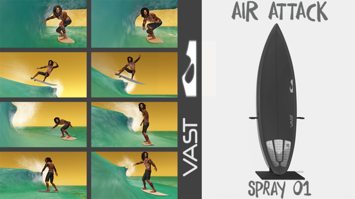 Air Attack V-Surfboard Rezzer - 01