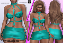 **JACKIE RUZC SEA LEATHER DRESS **