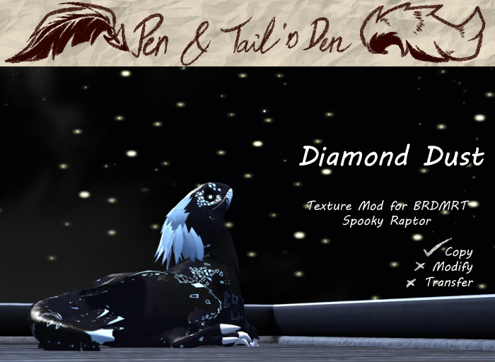 .:[P&TD]:. Spooky Raptor Skin - Diamond Dust