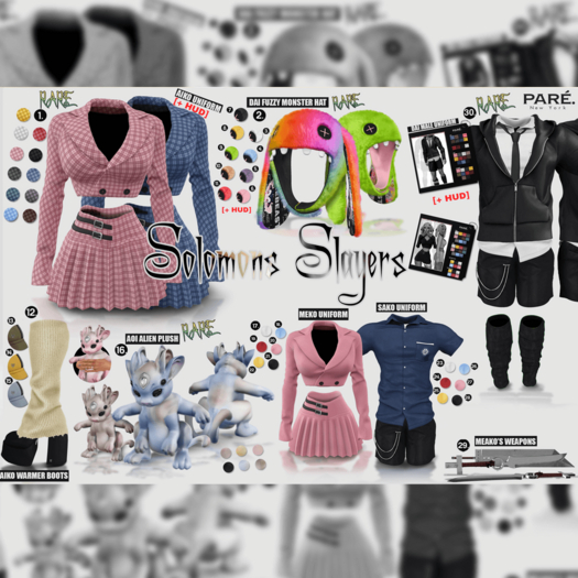 1. Pare.Solomons Slayers - Aiko Uniform RARE