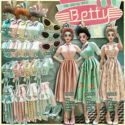 !gO! Betty button top - 3