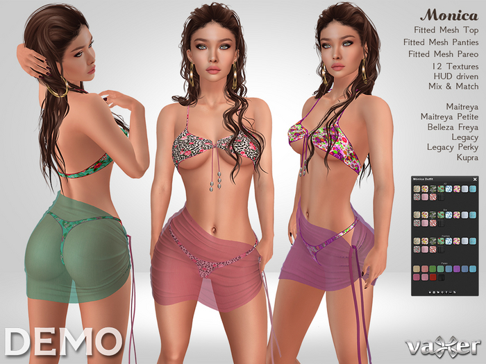 Vaxer :: Monica Outfit Demo