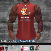 Warning. I'm probably being sarcastic Men's T-Shirt (MATL)