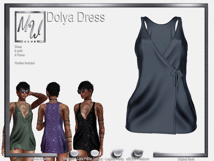 MW - Dolya Dress - Blue (Add me)