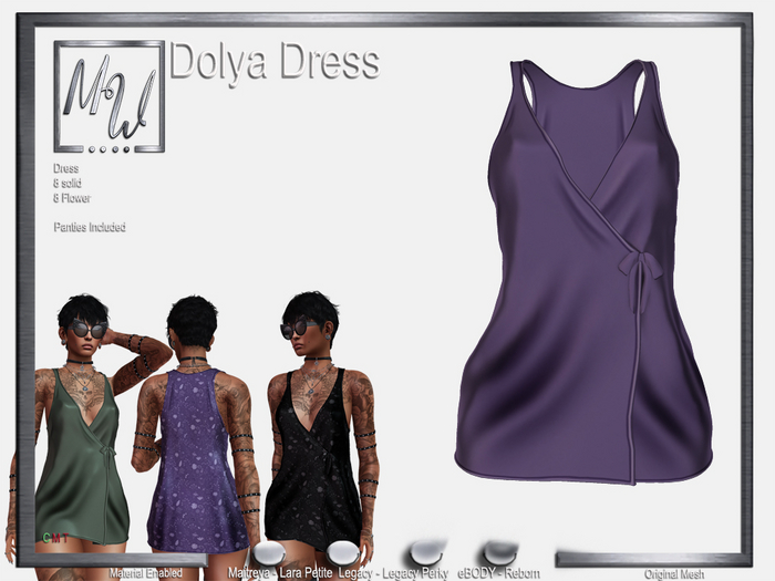 MW - Dolya Dress - Purple (Add me)