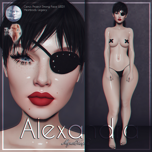Genus Project Strong Face W001 bento - Alexandra shape (Add)