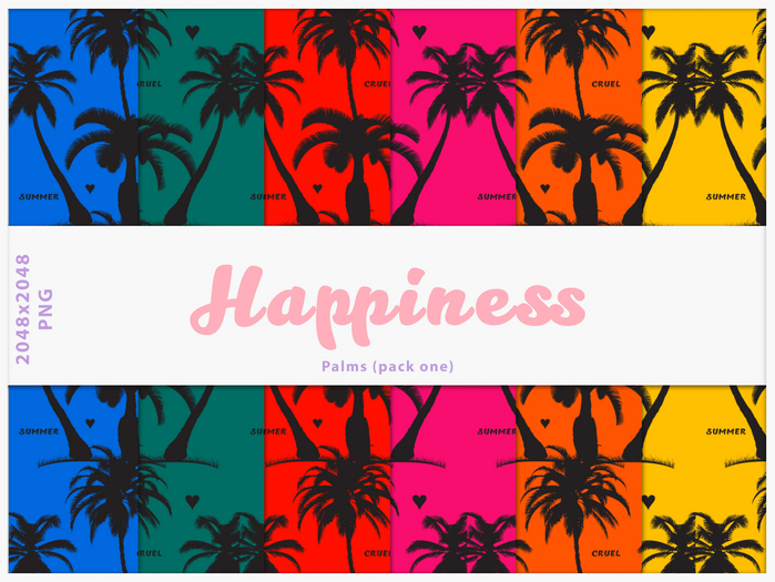 HAPPINESS PALMS P1 - FULLPERM TEXTURES
