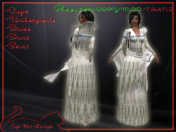 *SY* Native American Dress 856 