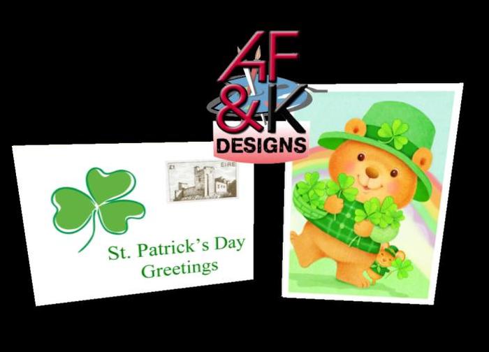 AF&K Designs - St Patrick's Day (1)  Greeting Card
