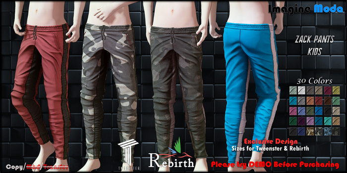 -Imagine- Zack Pants Kids