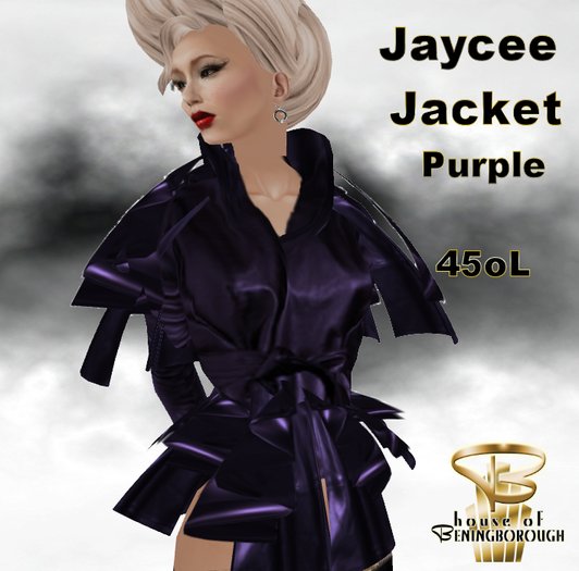 HOUSE OF BENIINGBOROUGH   Jaycee Jacket - Purple
