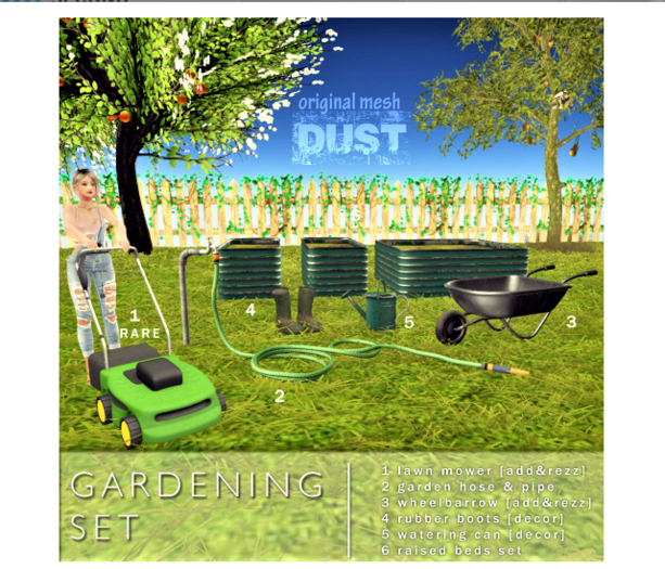 1 DUST: Lawn Mower RARE [box]