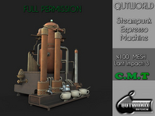 .::QUTWORLD Steampunk Espresso Machine::.FP 