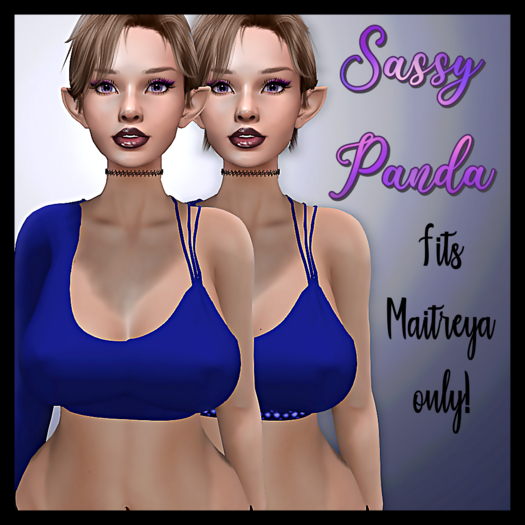 Blue Mandy Top