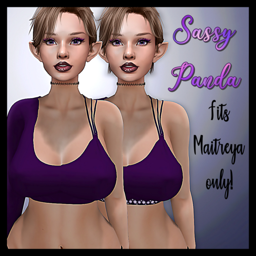 Dark Purple Mandy Top