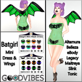 GoodVibes Batgirl Mini wWings