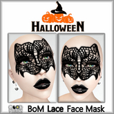 GoodVibes Halloween BoM Lace Face Mask 