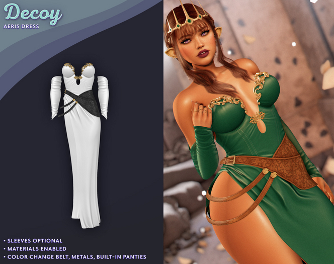Decoy - Aeris Dress: White