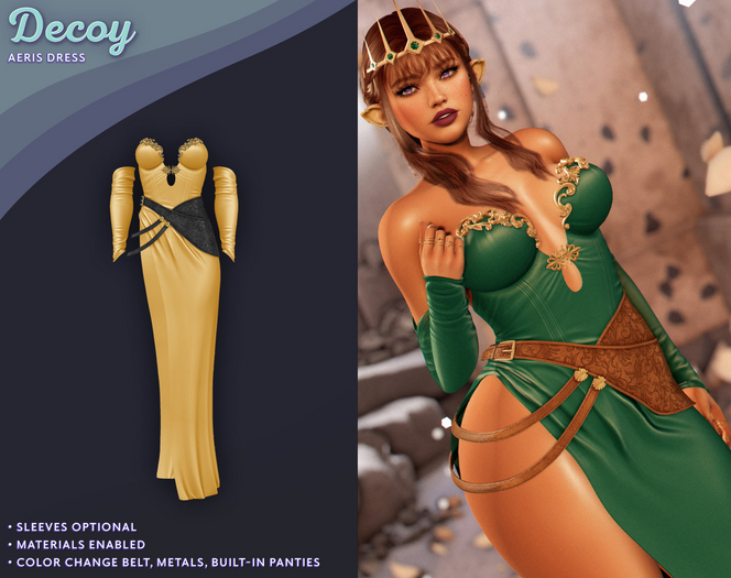 Decoy - Aeris Dress: Yellow