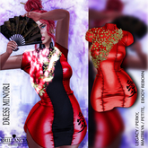 Brillancia -  Dress Minori red