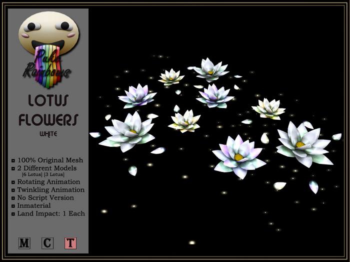 [PR] Lotus Flowers - White (Boxed)