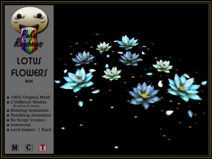 [PR] Lotus Flowers - Blue (Boxed)