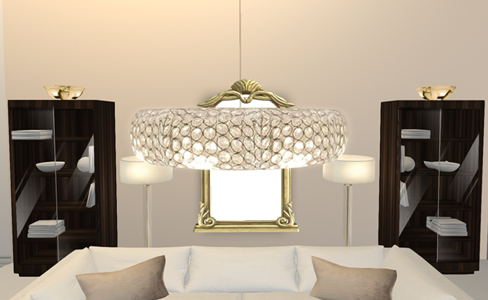 RH Crystal Cloud Chandelier - Touch On/Off