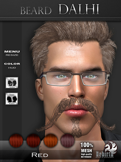 [//REBIRTH/]-BEARD_dalhi-Red