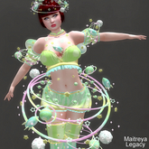 * To The Moon * Green Outfit *