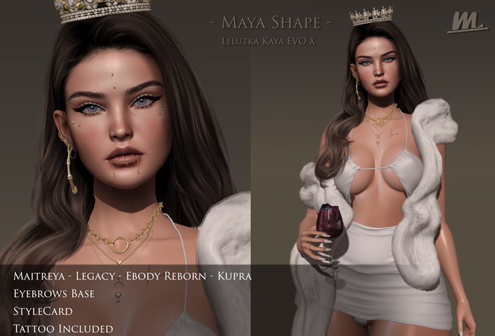 ::Midori's Store:: Maya Shape (Lelutka Kaya 3.1 Evo X)