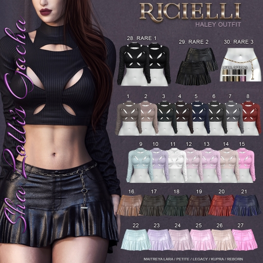 Ricielli Haley Lara FULL set RARES 28+29+30