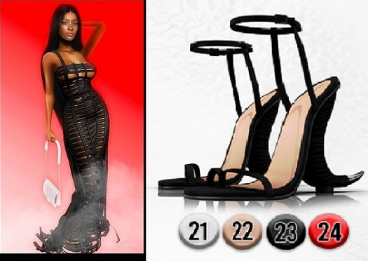 21. BETRAYAL Genesis Heels WHITE [E.Reborn] EBODY REBORN