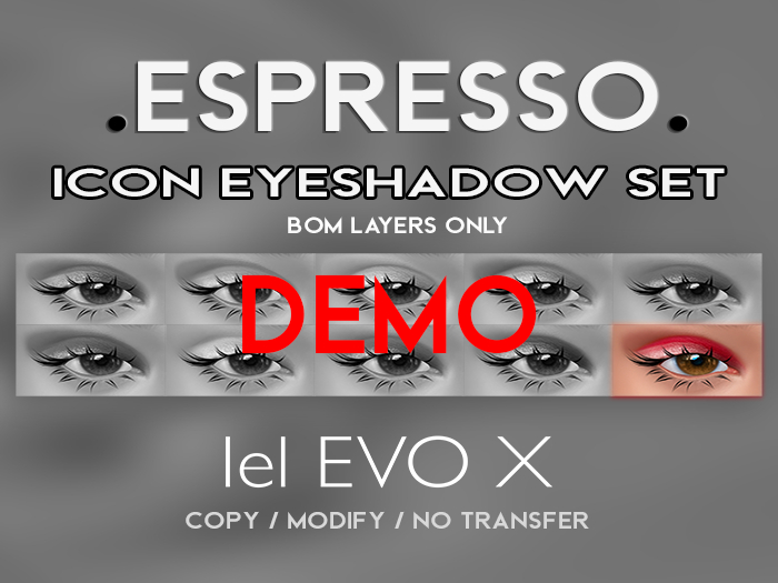 .espresso. Icon Eyeshadow (Lelutka EvoX BOM) DEMO
