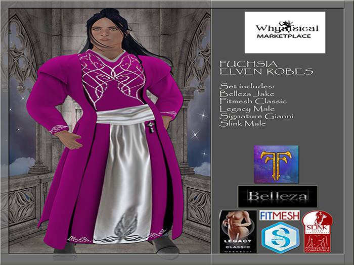 Fuchsia Elven Robe Set (Boxed)FF 2022