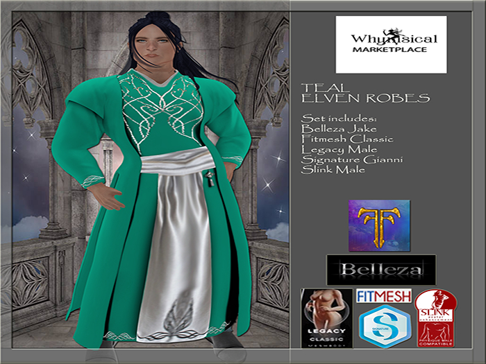 Teal Elven Robe Set (Boxed)FF 2022