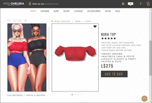 .miss chelsea. Nora Top Red