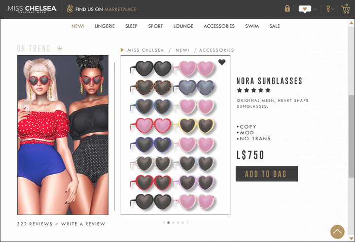 .miss chelsea. Nora Sunglasses Fatpack