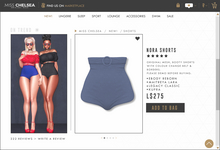 .miss chelsea. Nora Shorts Denim