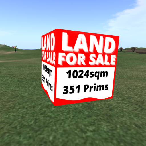 Land For Sale Rotating For Sale Sign - 1024m - Landmark Giver (Optional)