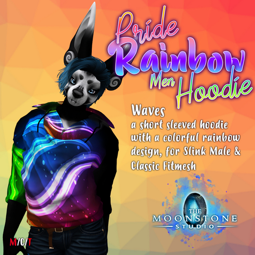 {:: TMS ::} Pride Hoodie Rainbow Waves [BOX]