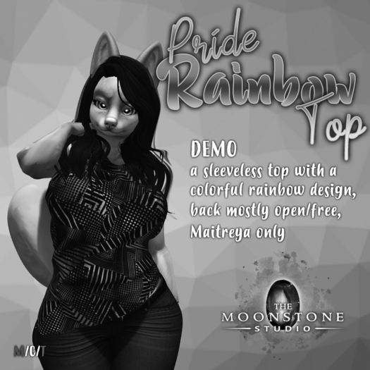 {:: TMS ::} Pride Top Rainbow DEMO :: Maitreya [BOX]