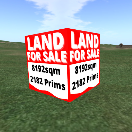 Land For Sale Rotating For Sale Sign - 8192m - Landmark Giver (Optional)