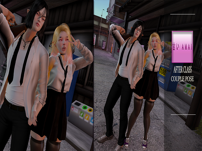 After Class Pose Couple