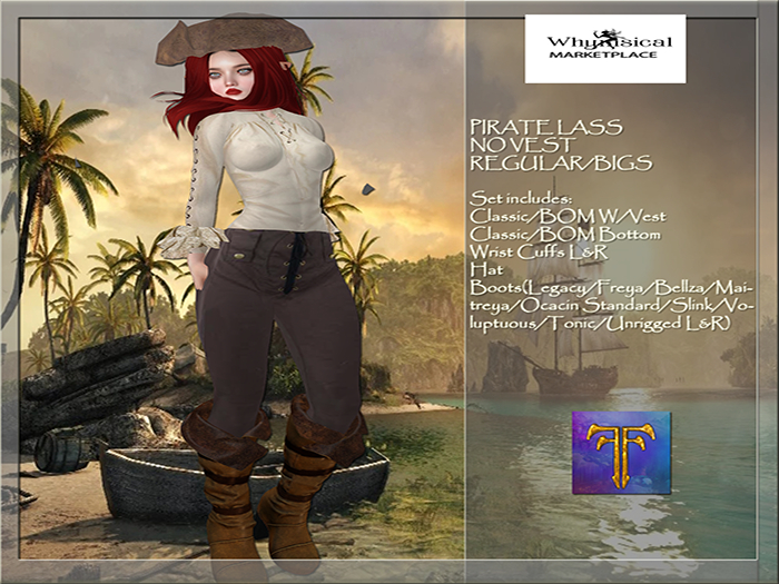 Pirate Lass No Vest Reg/Bigs Set Boxed FF2022